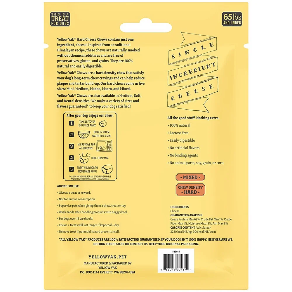 Yellow Yak 236284 Yaky Mixed Chew 9.9 oz.