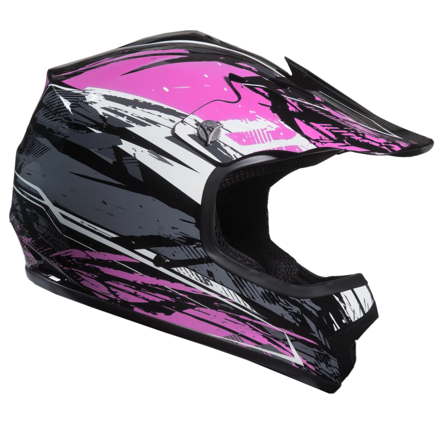 Lunatic, L2006P-15, Youth MX/ATV Helmet DOT Approved - Pink, L