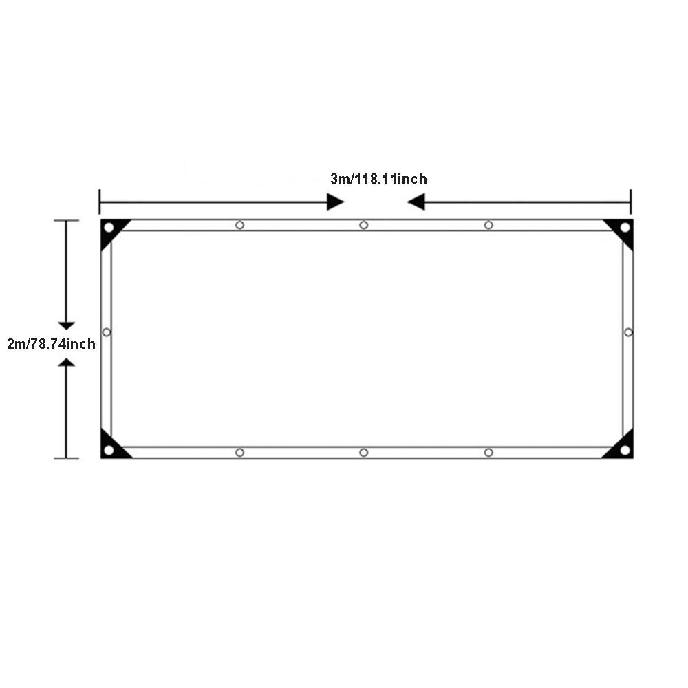 SENRISE Garden Plants Tarpaulin 4 Layers Outdoor Indoor Flower Vegetable Growth Sheds Cover Transparent Waterproof
