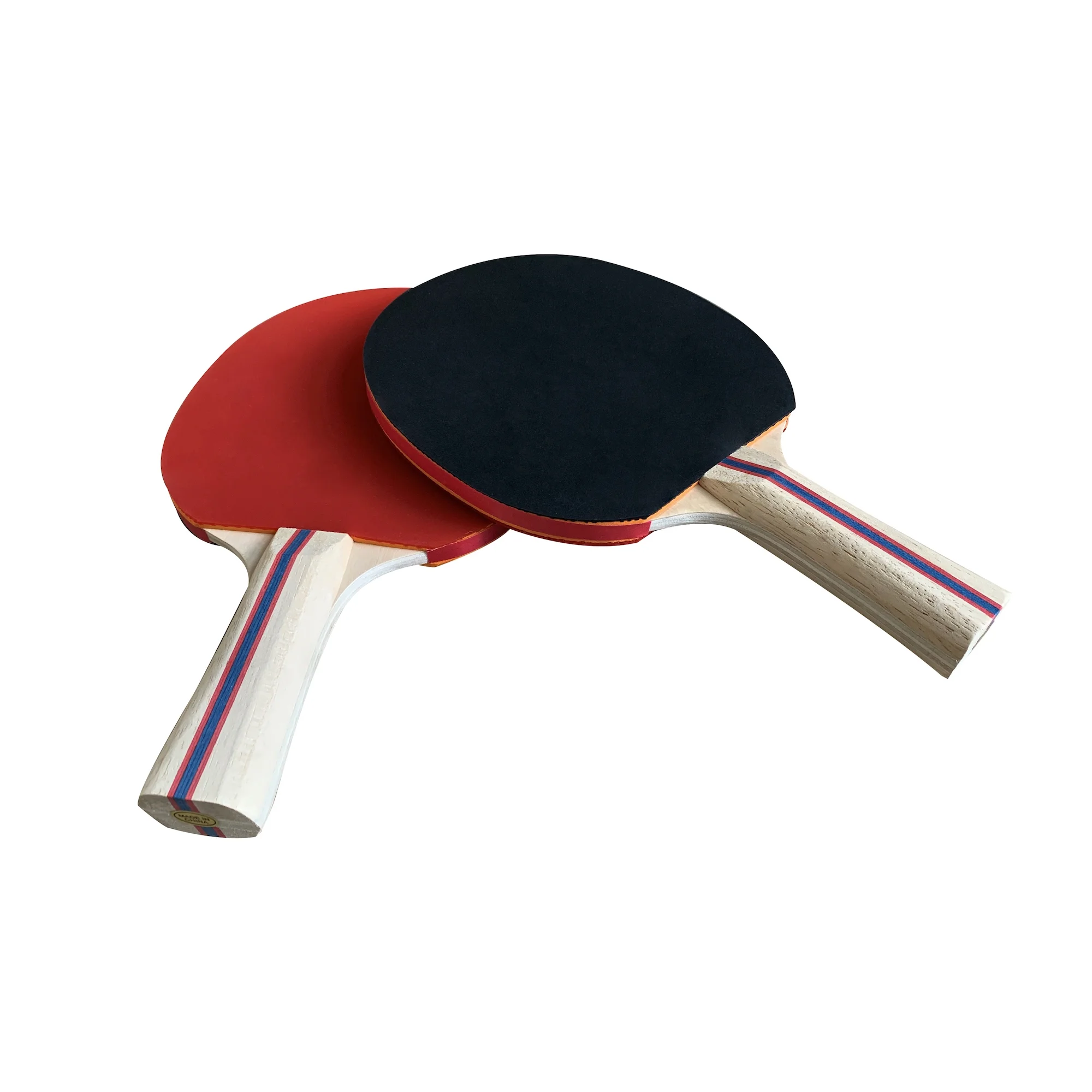 RACK Pro Table Tennis Racket / Ping Pong Paddle Set with Wooden Handles
