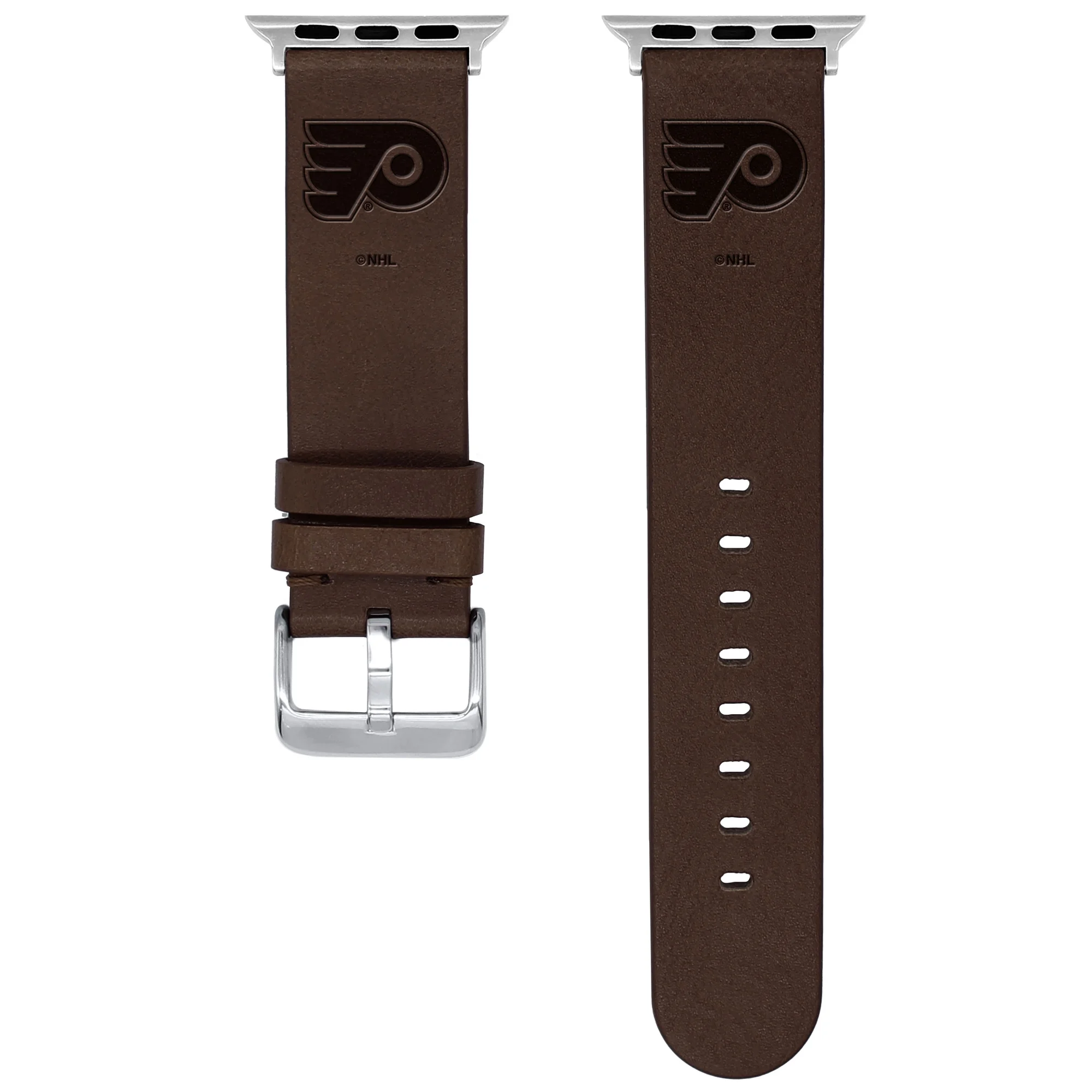 Brown Philadelphia Flyers Leather Apple Watch Band