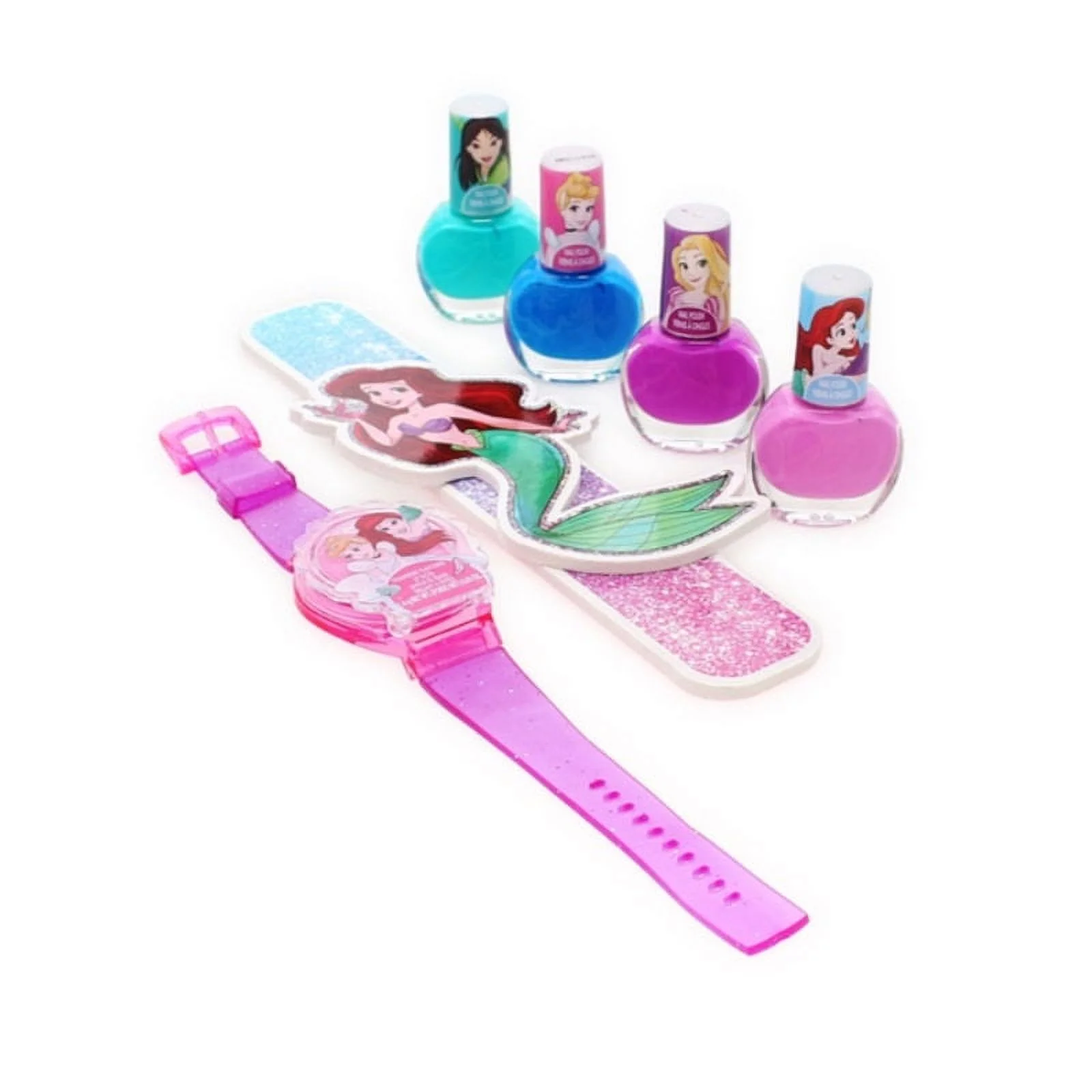 Princess Lip Gloss Watch & Nail Set on card