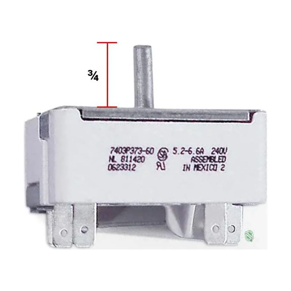 GLOB PRO SOLUTIONS AP6011290 PS11744486 EAP11744486 PD00002531 CKD2157 Range Infinite Switch � Shaft Replacement for and compatible with Amana Crosley Kenmore/Sears Whirlpool Heavy DUTY