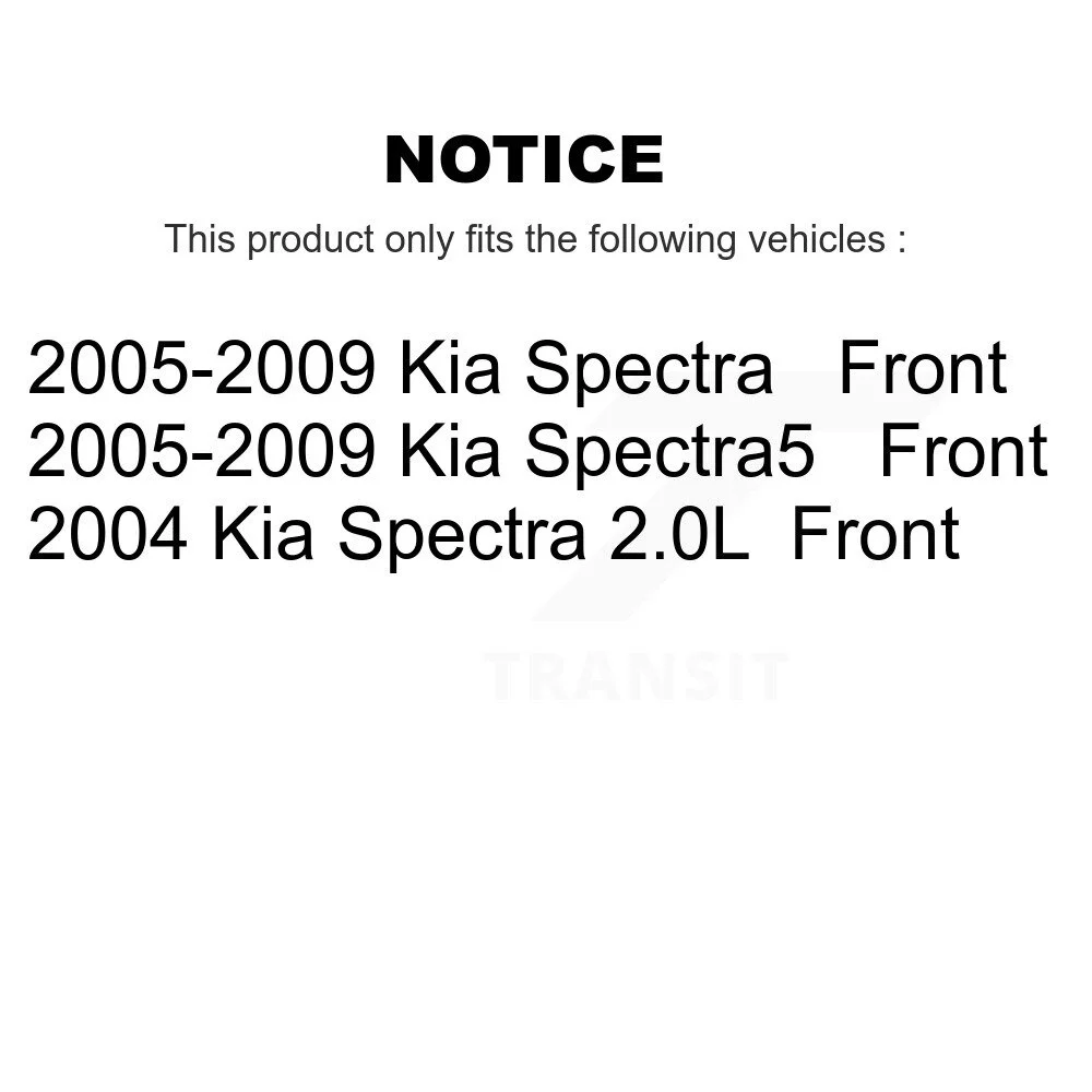 Front Ceramic Disc Brake Pads TEC-1074 for Car Kia Spectra Spectra5