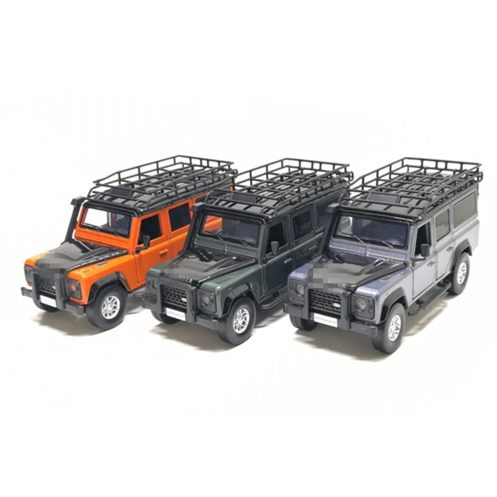 1/32  Alloy Model Car Diecast Toy Vehicle Sound Light Kids Gift For Land Rover Defender Accessories