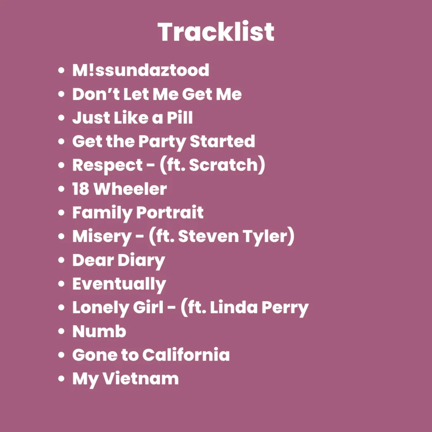 Pink - M!ssundaztood - Pop Rock - Vinyl