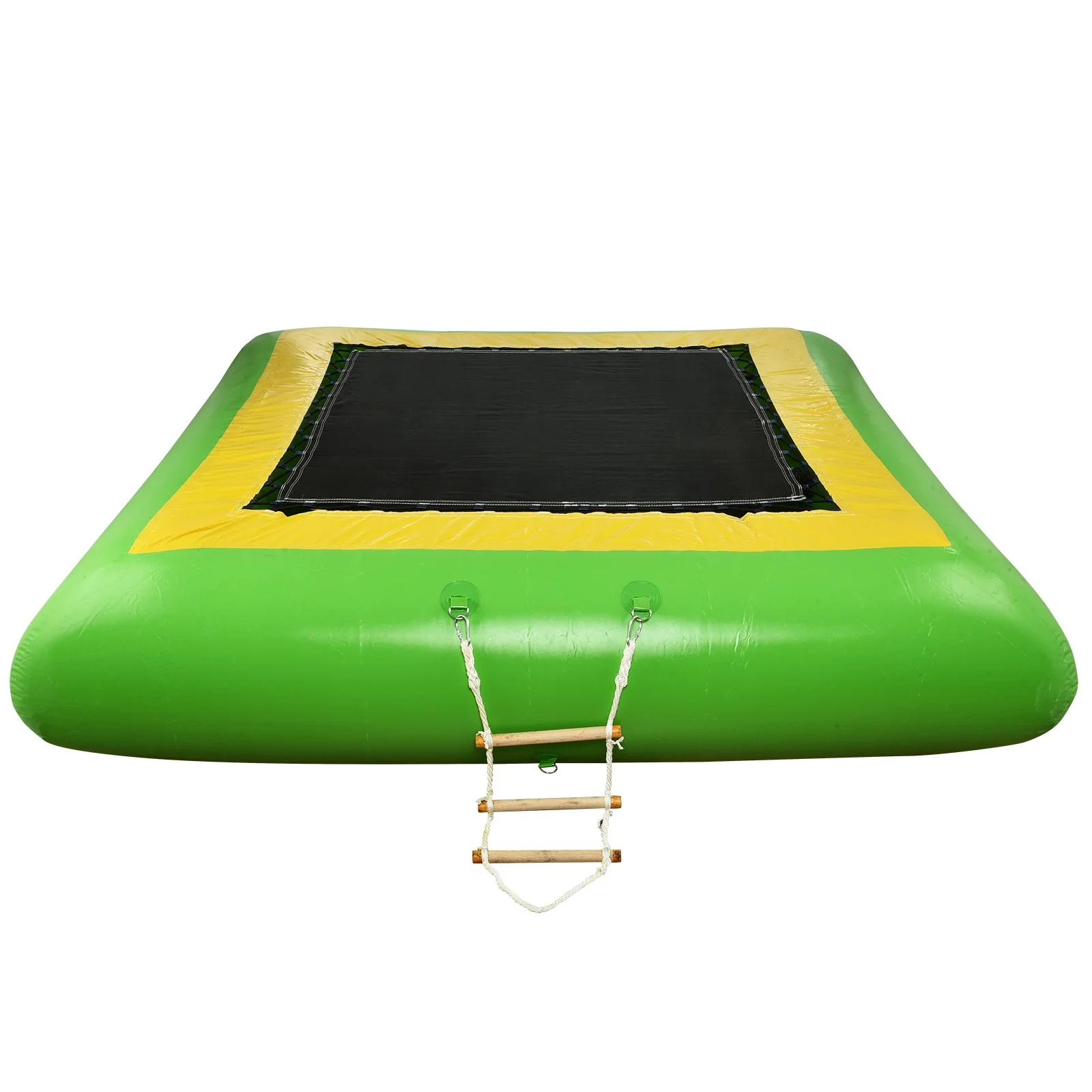 Local Delivery 10Ft Inflatable Trampoline Bounce Swim Platform For Sports（Square）