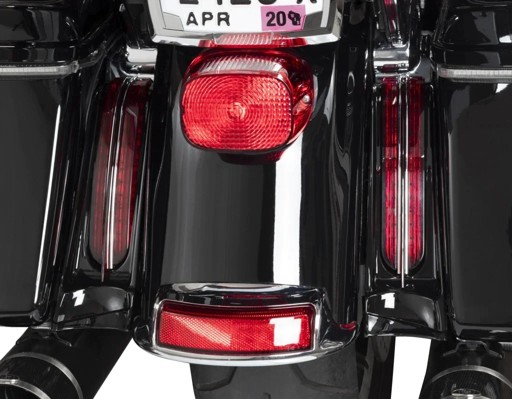 Ciro Black Rear Filler Panel LED Lights w/Red Lens (40049)