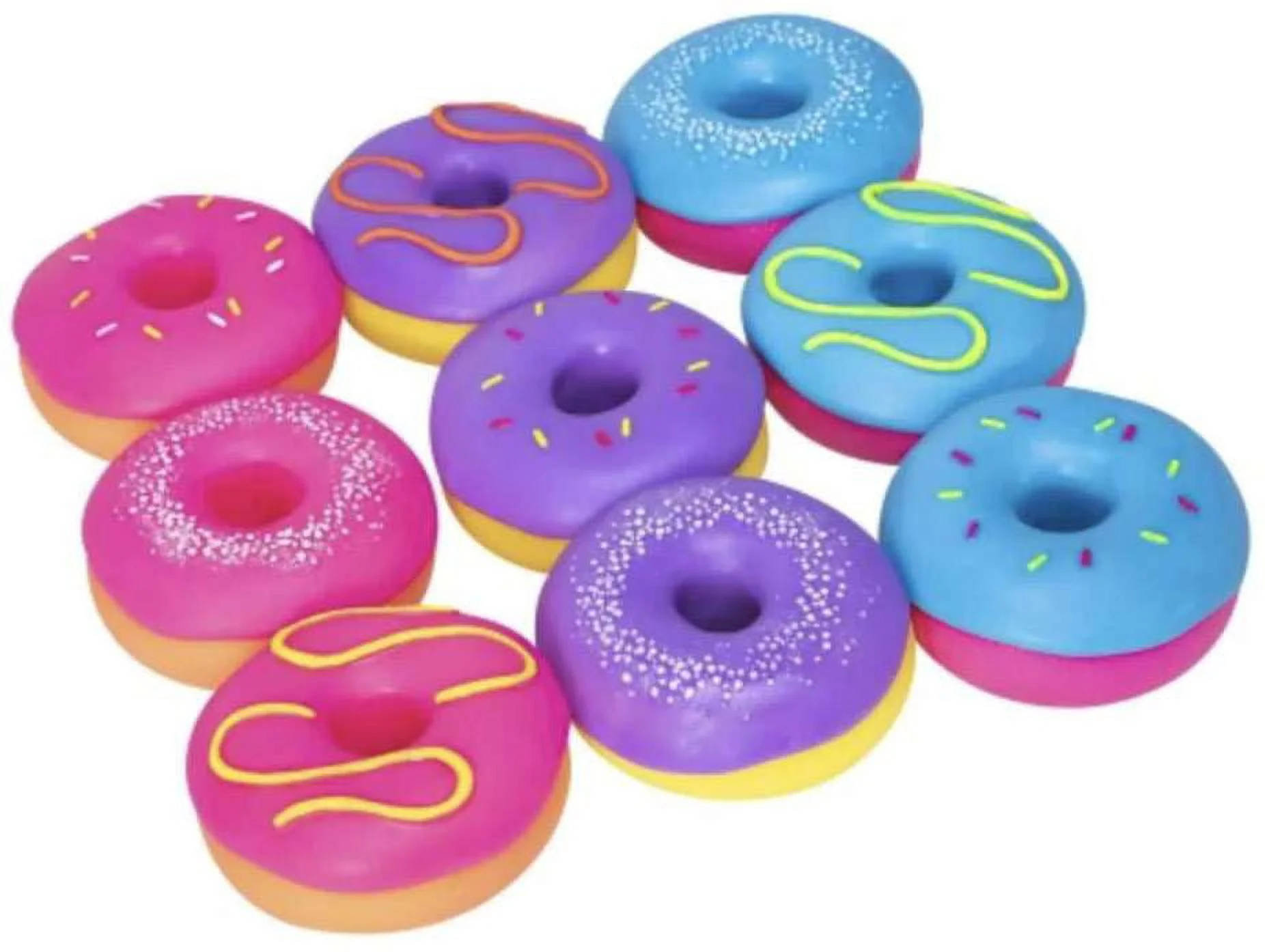 Schylling NeeDOH Dohnut Switch & Swap Frosting Set Party Bundle Assorted Colors