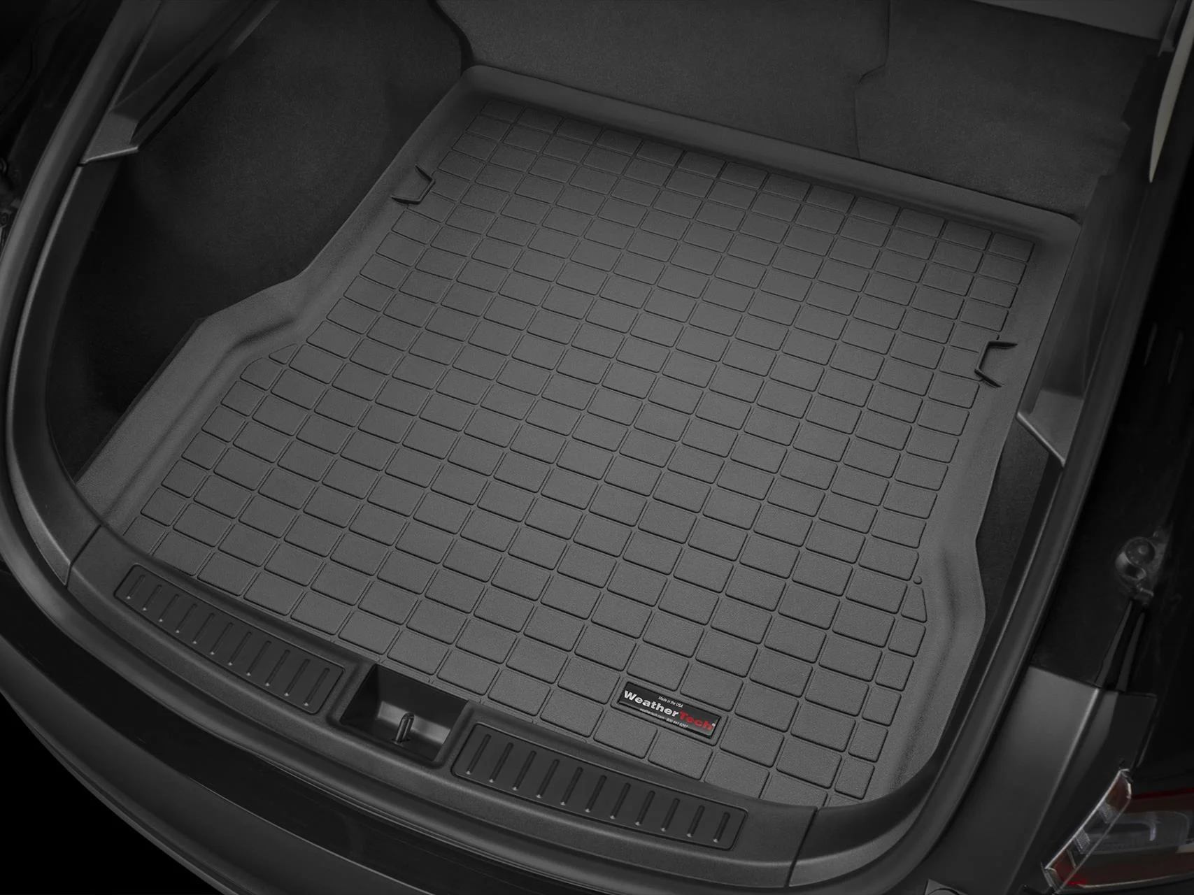 WeatherTech Cargo Trunk Liner compatible with 2022-2024 Kia Soul - Lower Cargo Area, Black