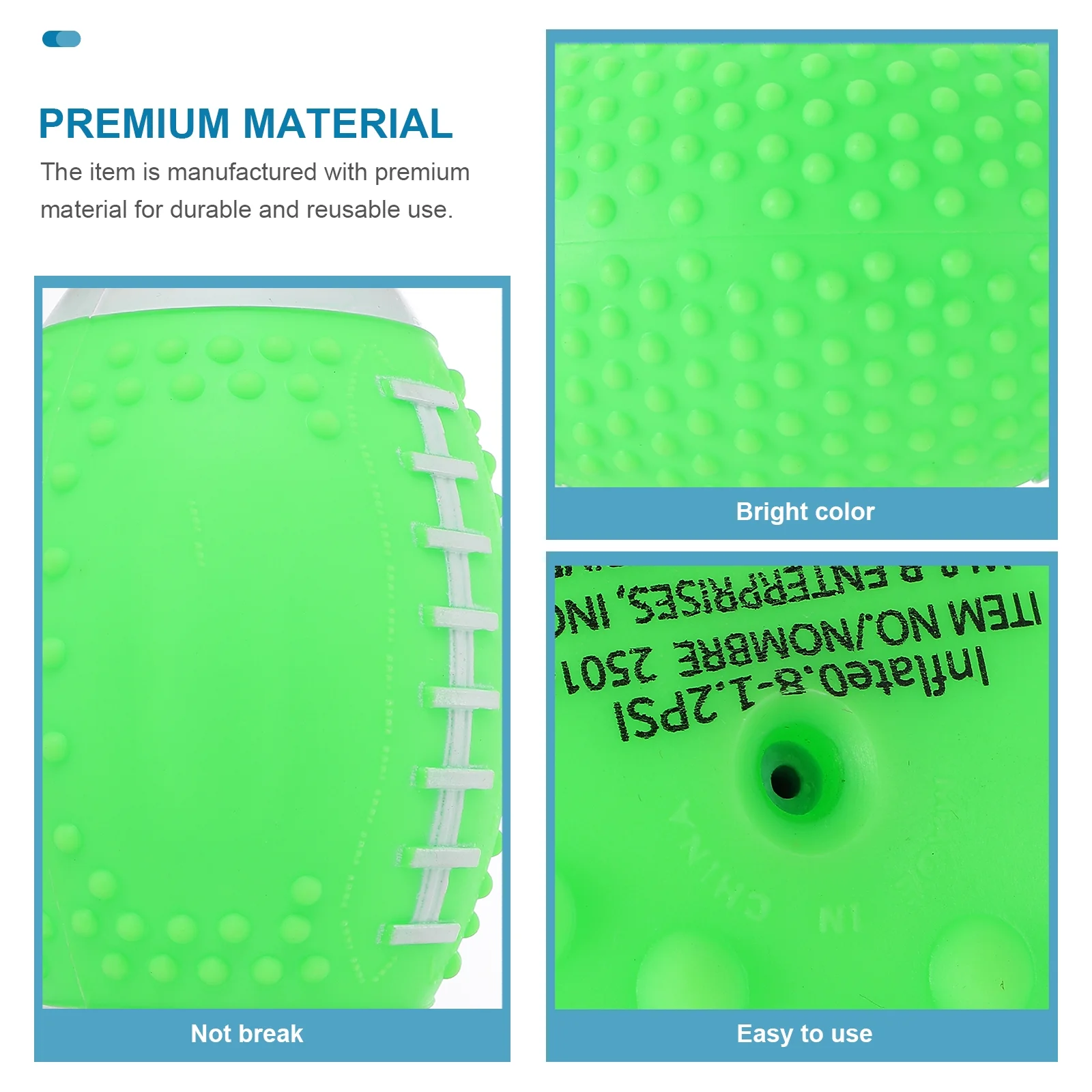 Hemoton Underwater Rugby Toy Bright Color Pool Ball Toy Children Swimming Ball Toy Summer Beach Toy