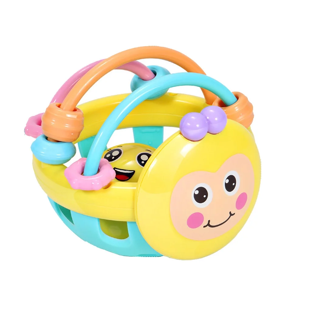 Mortilo Ball Rattles Bell Infant Baby Plastic Toy Soft Toy Toy Hand Bell Education (Education Toy)
