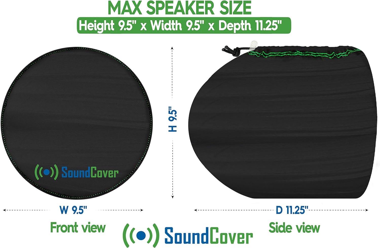 Two Medium Marine Speaker Covers - 6.5