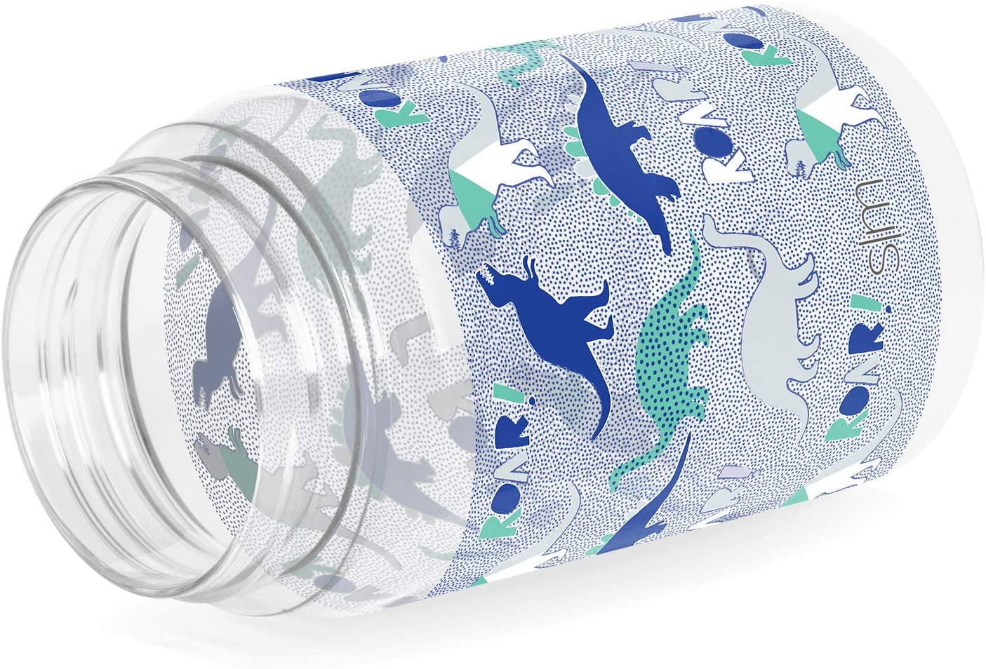 Simple Modern Kids Water Bottle Plastic BPA-Free Tritan Cup with Leak Proof Straw Lid | Reusable and Durable for Toddlers, Boys, Girls | Summit Collection | 12oz, Dinosaur Roar