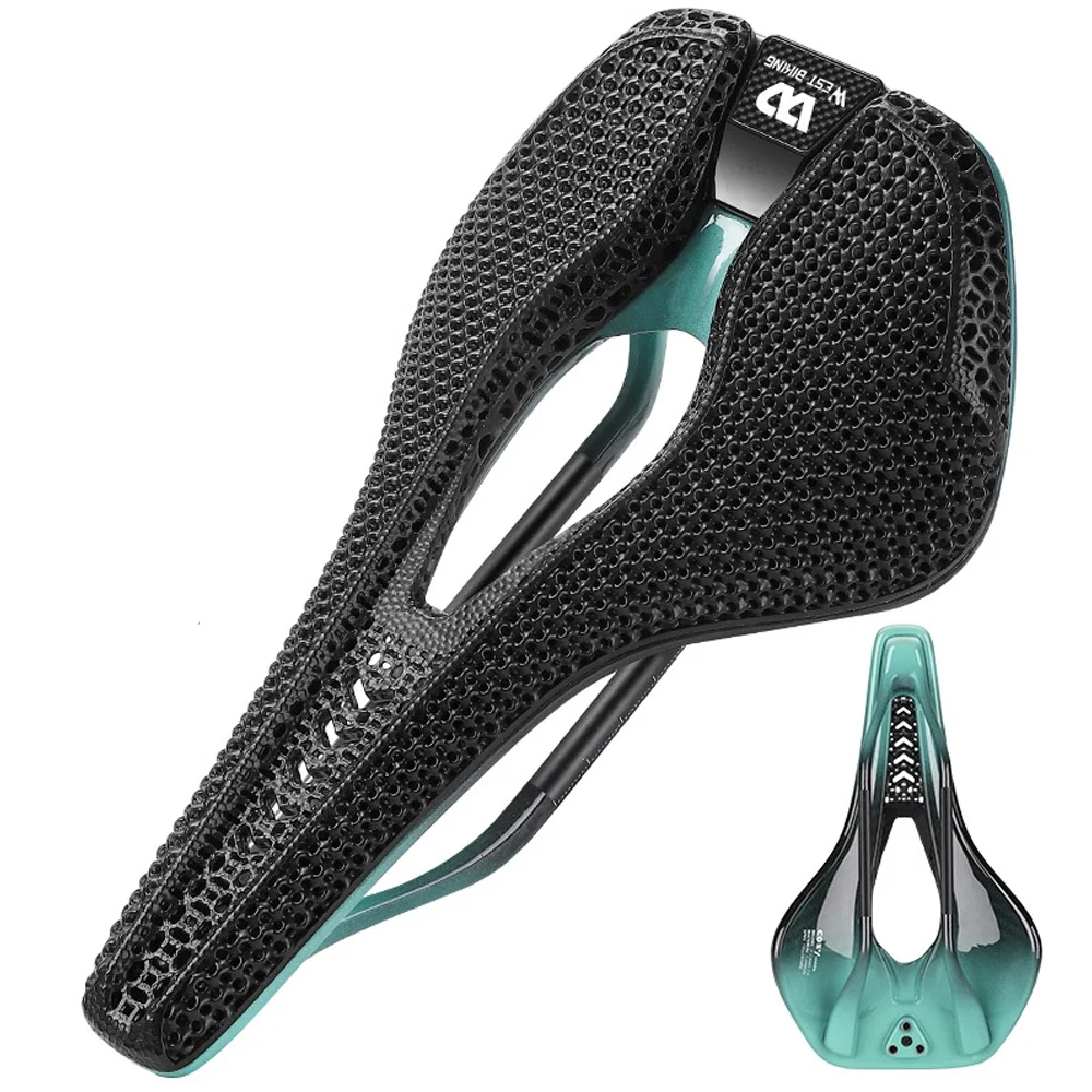 Nebublu Breathable Bike Saddle - Carbon Fiber 3D Printed Seat for Cool and Comfortable Cycling