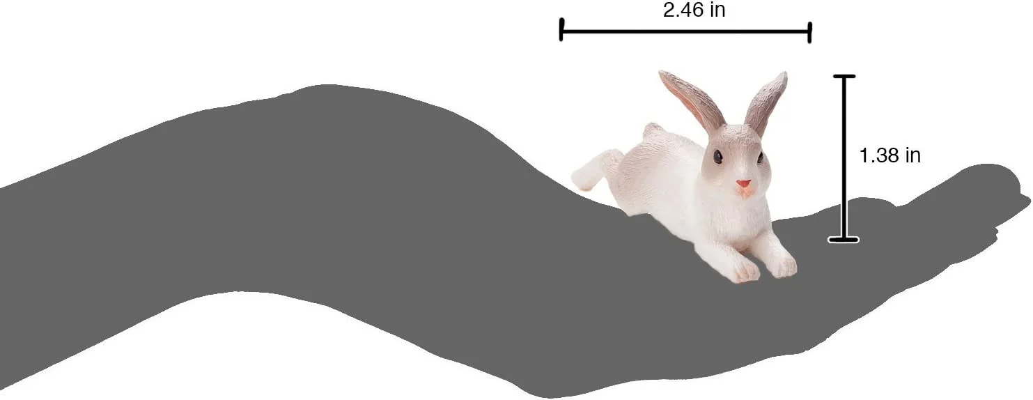 MOJO Rabbit Lying Animal Figure 387142