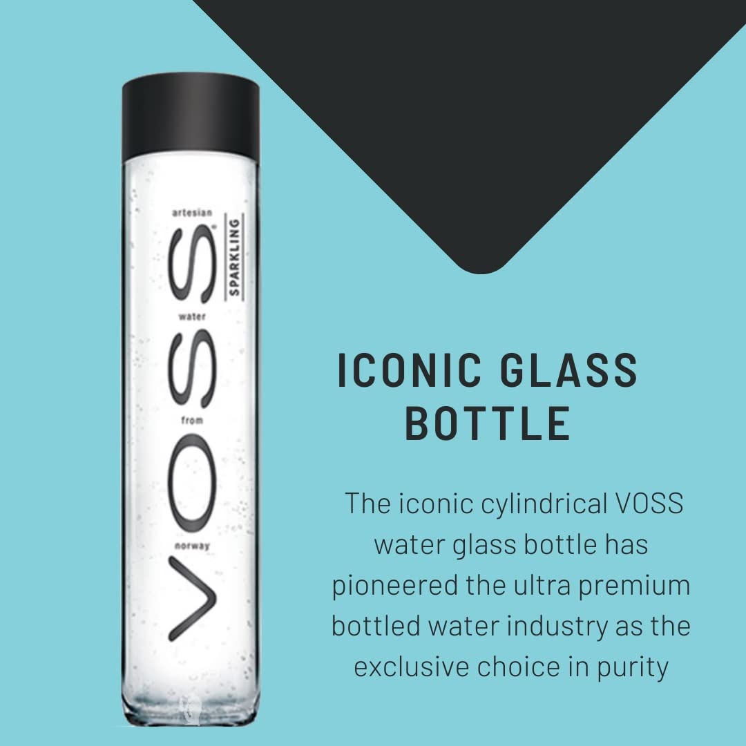 Sparkling Water From Norway Naturally Pure For A Crisp, Reing Taste, 375 Ml Glass Bottled Water 12.7 Fl Oz (Pa Of 9)