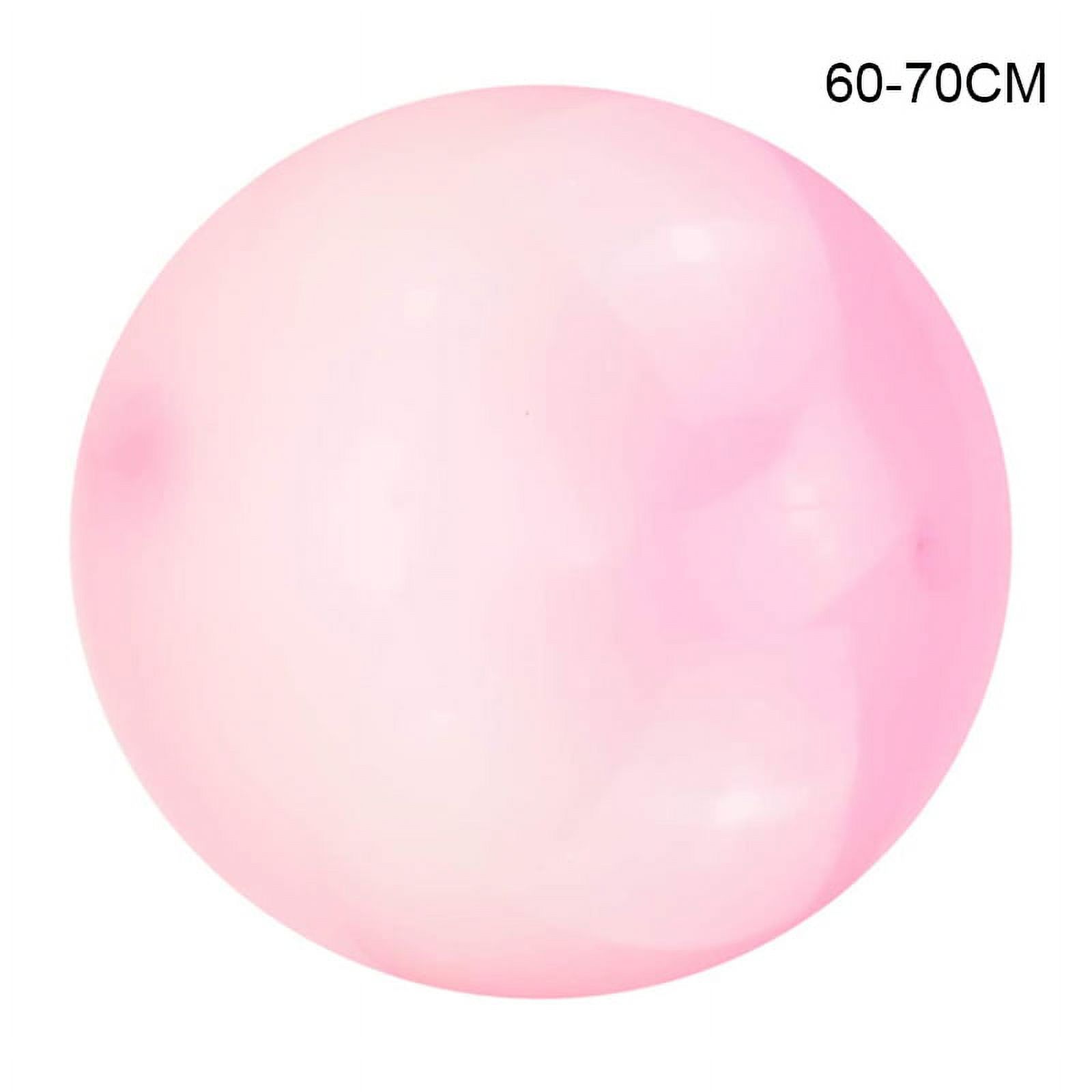 Soft Rubber Air Ball Soft Rubber Big Light Elastic Air Ball Ideal For Outdoor Use  Pink 60-70CM