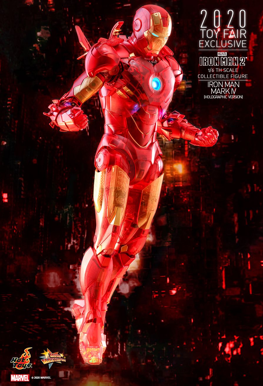Iron Man Mark IV (Holographic Version) Movie Masterpiece 1/6 Scale Hot Toys Exclusive Figure