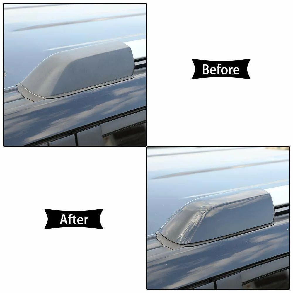 Teledu Black Roof Cargo Rack End Cap Protection Cover Trim Shell 4Runner