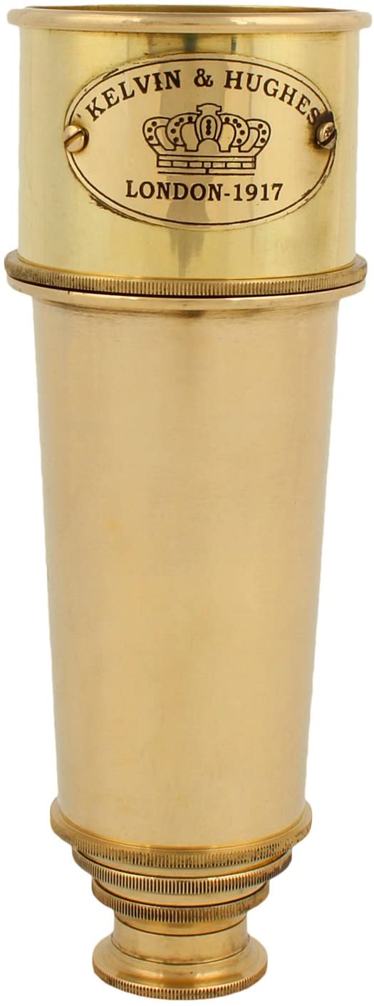 NauticalMart 18 Inch Full Brass Vintage Telescope, Excellent for Gifting and Home Decor