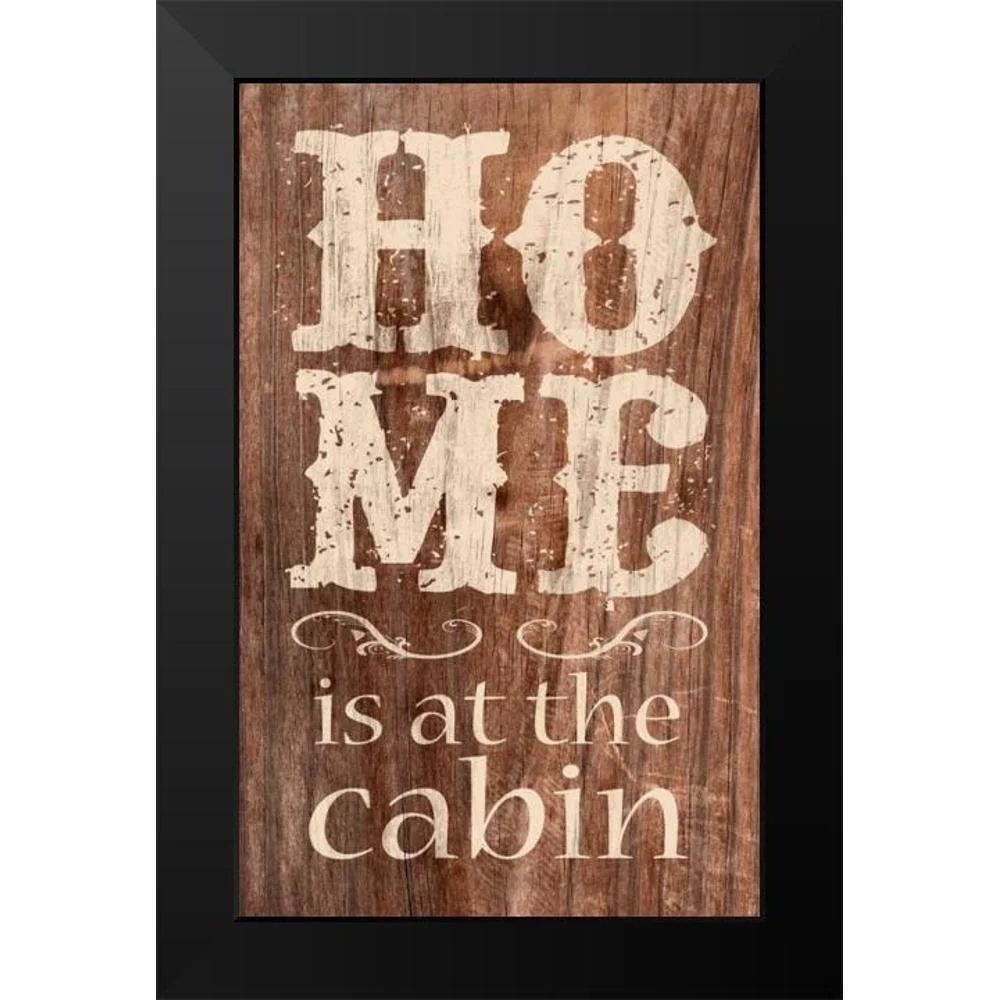 Saunders, Alonzo 10x14 Black Modern Framed Museum Art Print Titled - At The Cabin