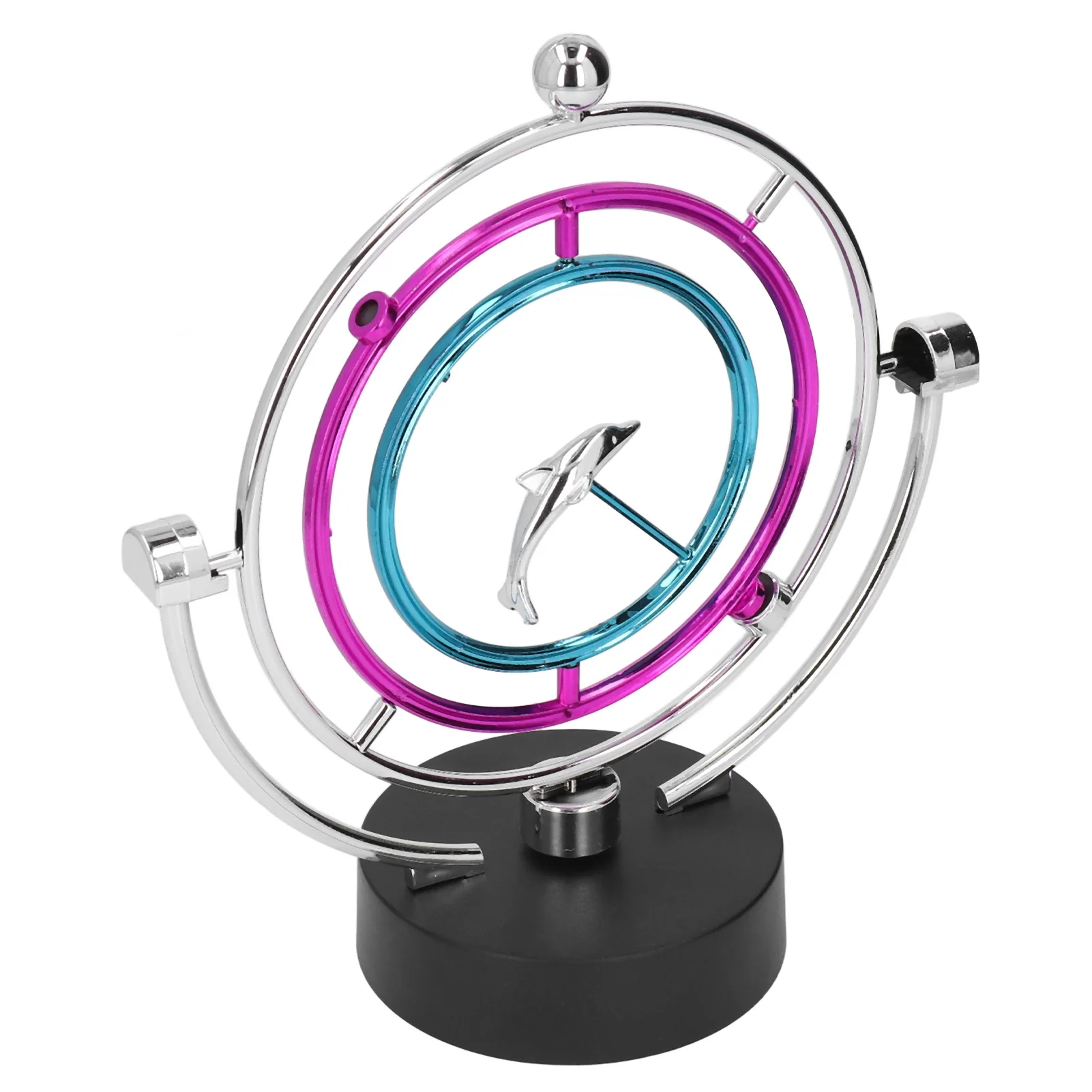 Revolving Annularity Perpetual Motion Electronic Perpetual Motion Toy Electronic Revolving Balance Animal Shape Toys Planet Orbit Perpetual Motion Toys