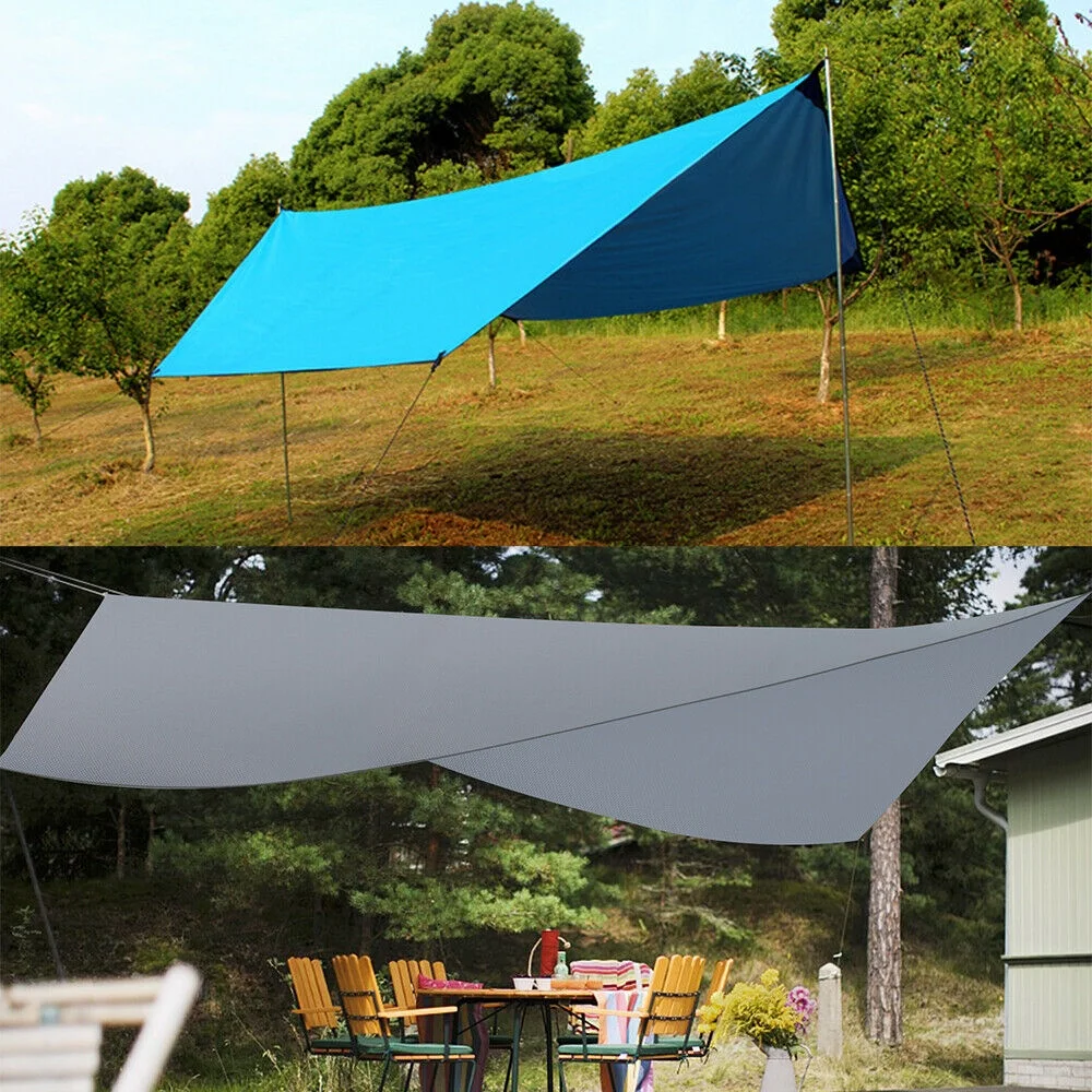 10' x 10'  Square Sun Shade Sail, Outdoor Fabric Canopy UV Block Sunshades for Garden Yard Patio Garage, Green