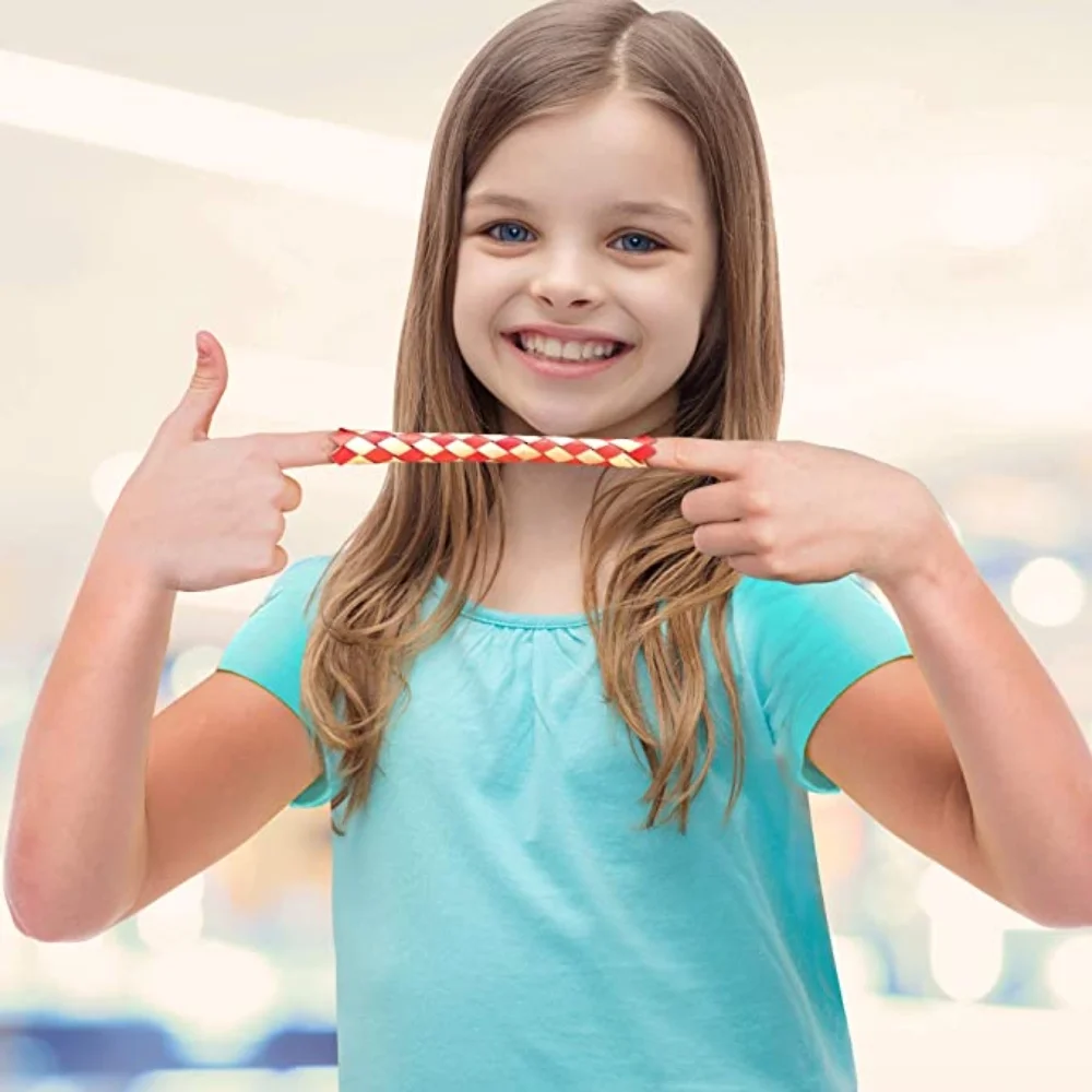 MesaSe Finger Traps Bulk Pack of 72-Classic Chinese Bamboo Finger Traps for Kids and Adults Cool Birthday Party Favors, Goodie Bag Stuffers, Assorted Colors