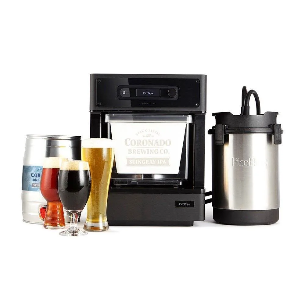 PicoBrew Pico Model C 5 Liter Countertop Craft Beer Home Brewing Appliance Set
