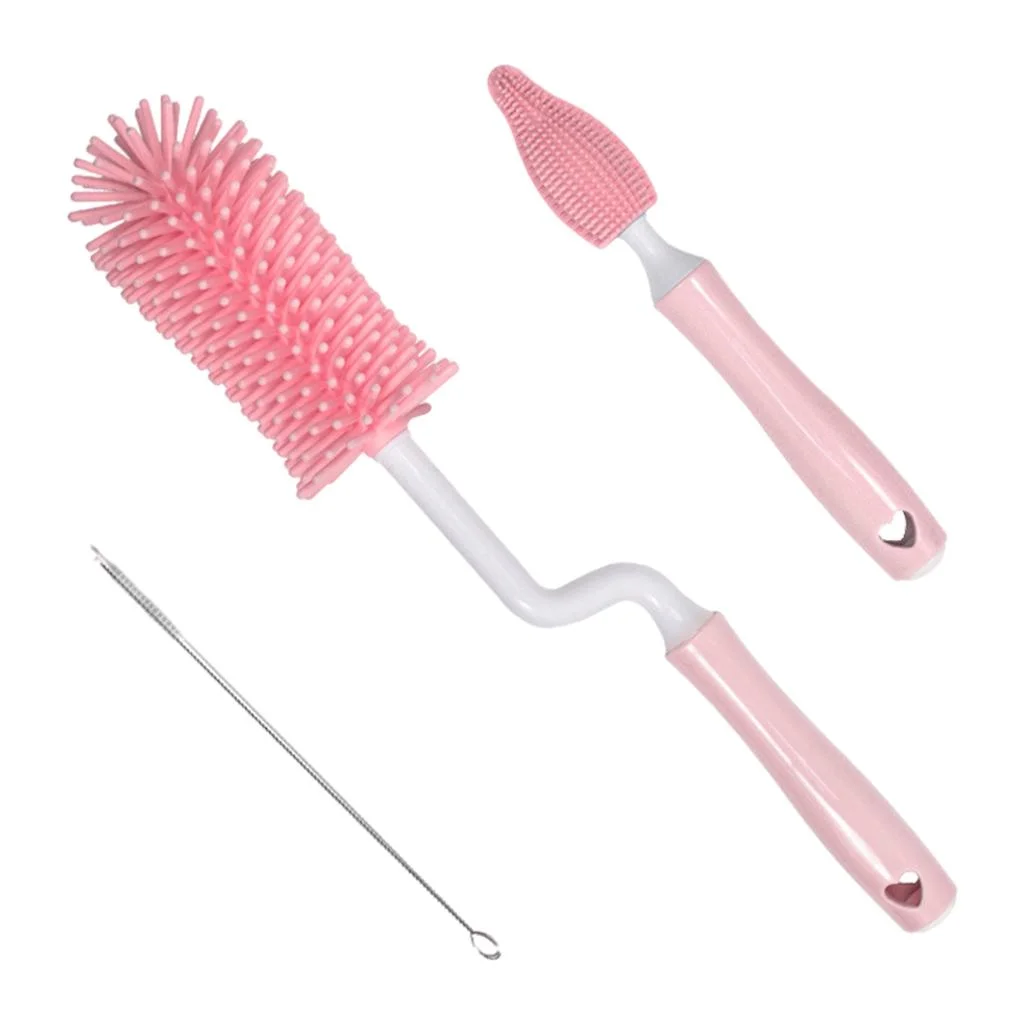 Portable Baby Bottle Drying Large Organizer Holder with Cleaning Brush