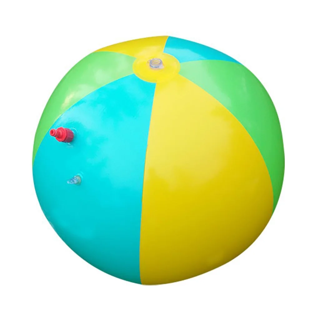 1Pc Portable Sprinkler Ball Outdoor Beach Ball Inflatable Outdoor Sprinkle Ball