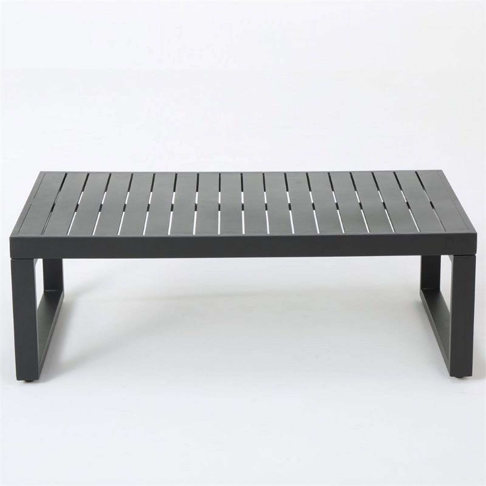 Noble House Navan 12-Piece Outdoor Aluminum Sectional Sofa Set in Black