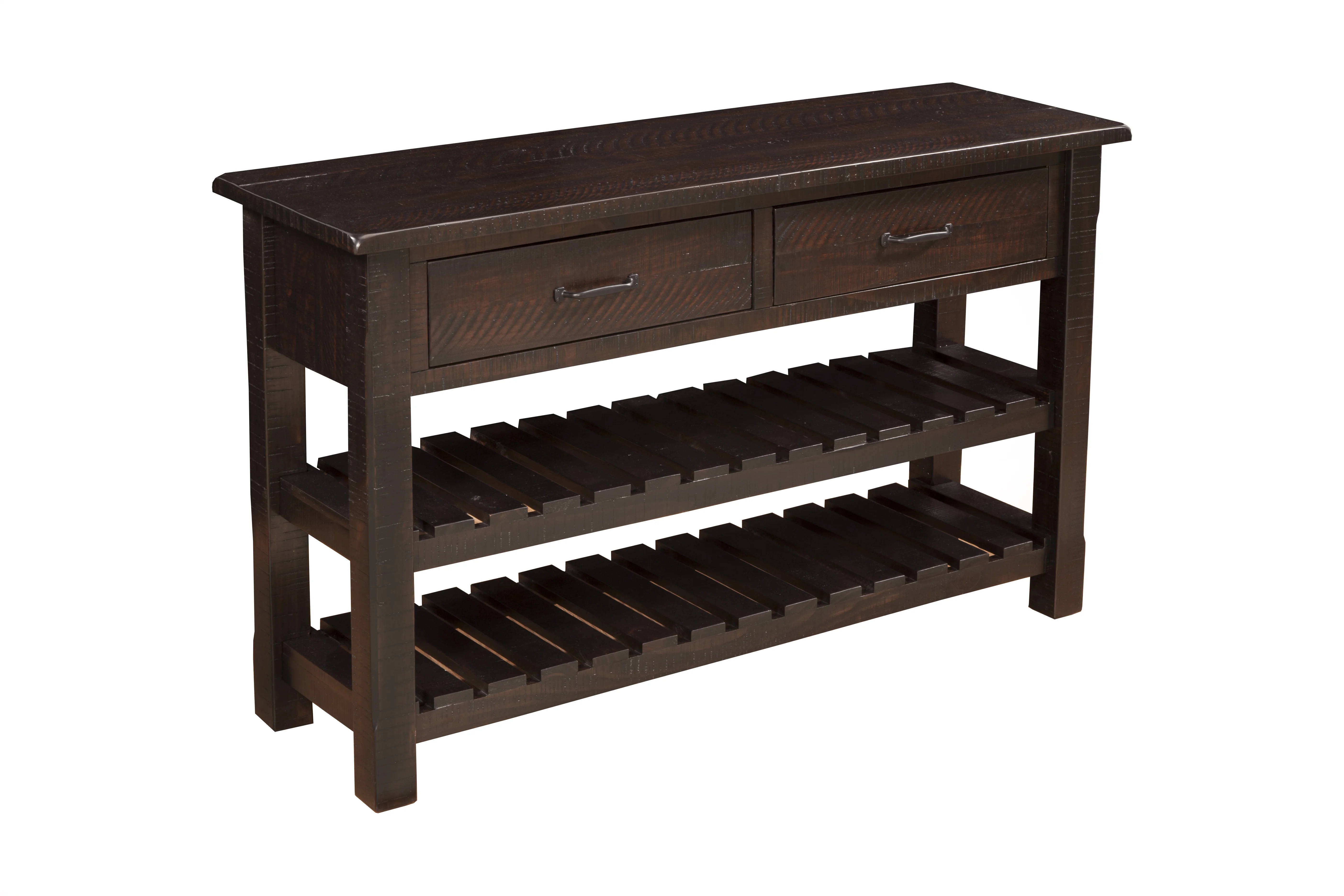 Martin Svensson Home Barn Door Collection Sofa Table, Espresso