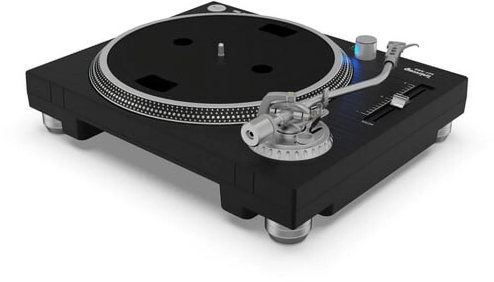 Gemini GRP-100 Belt Drive USB Turntable (2 Speeds 33/45) (Black)  [TURNTABLES] Belt Drive, Built-In Preamp, Black, With Usb