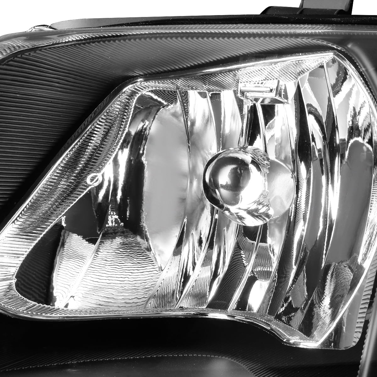 DNA Motoring HL-OH-DOC01-BK-AM For 2001 to 2007 Dodge Grand Caravan Chrysler Town & Country Headlight Lamps Black Amber