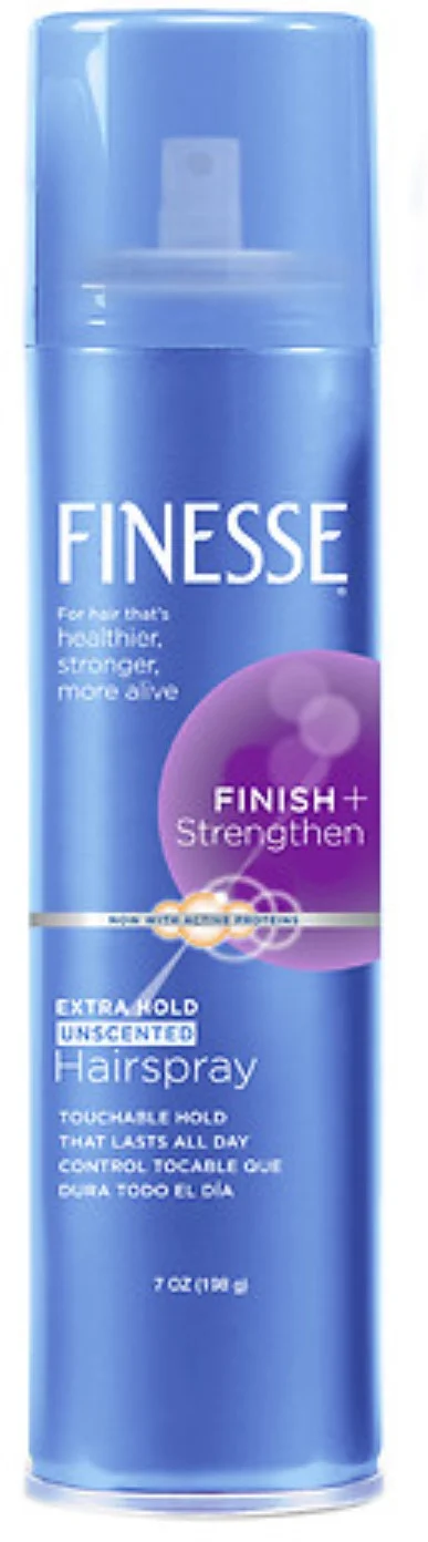 Finesse Extra Hold Unscented Aerosol Hairspray 7 oz (Pack of 6)