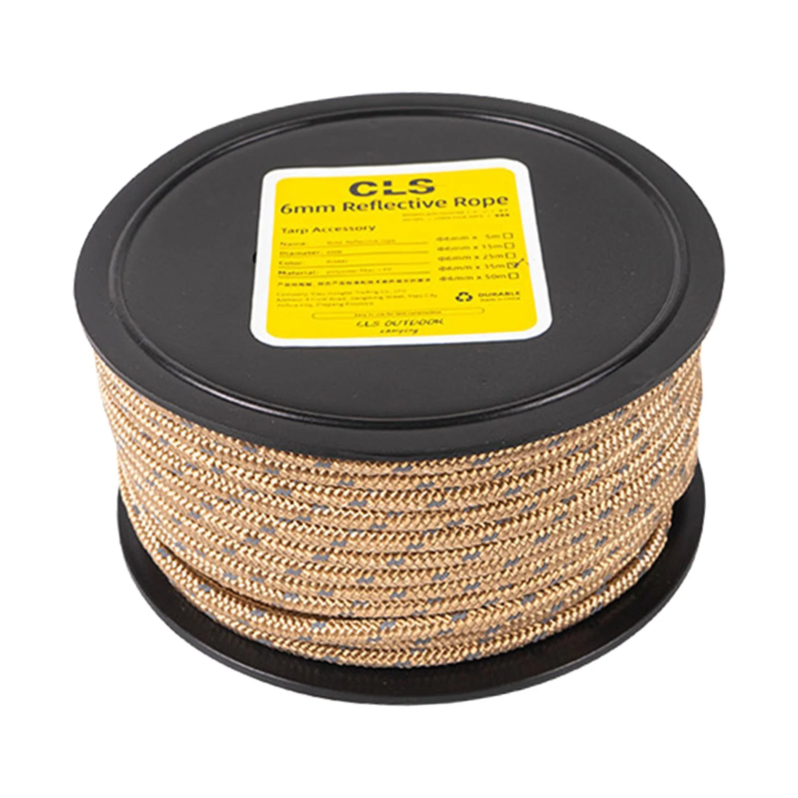 Camping Rope Guylines Tent Accessory Towing Lines Thicked Weather Resistant Guy Lines Tent Rope for Backpacking Outdoors Hiking Awning Tent 35m