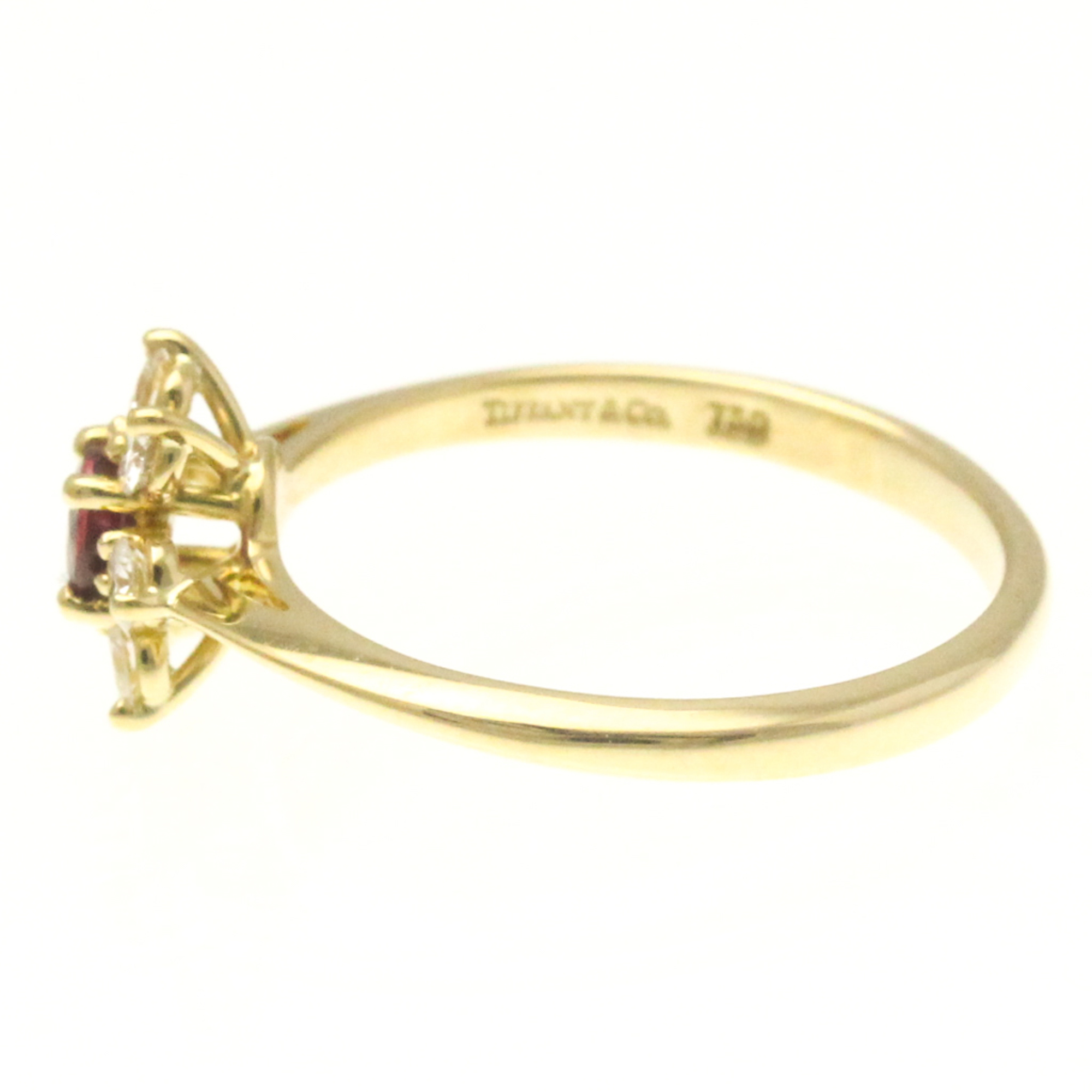 Pre-Owned Tiffany Buttercup Diamond Ring Yellow Gold (18K) Fashion Diamond,Ruby Band Ring Gold (Good)