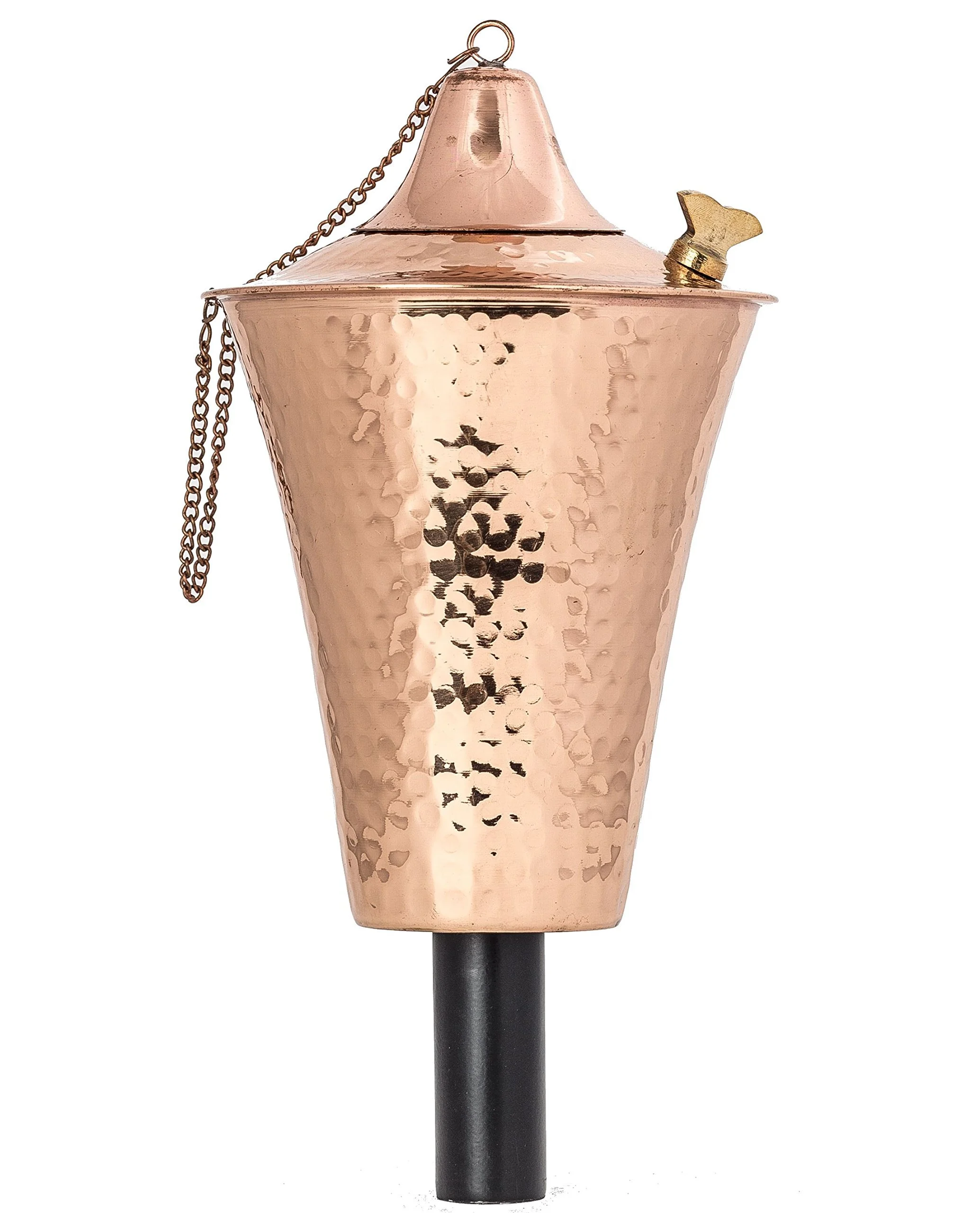 Legends International Kona Style Tiki Torch Hammered Copper - 4 Pack