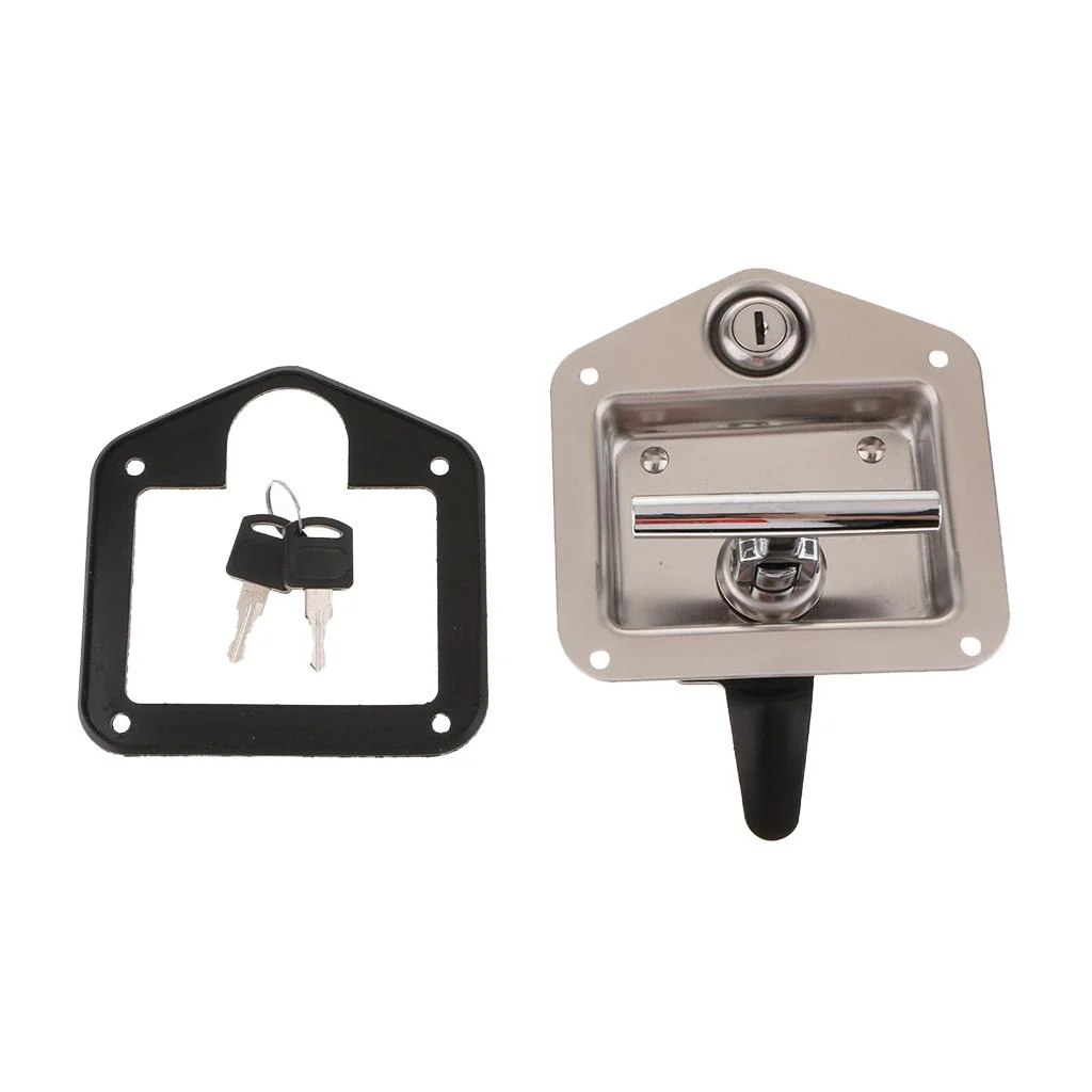 Universal Vehicles Paddle Door Lock Folding With Four Mounting Holes For truck trailer Car