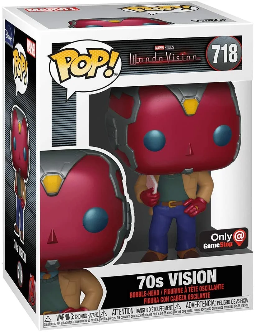 #718 70s Vision - Marvel Wandavision Funko POP