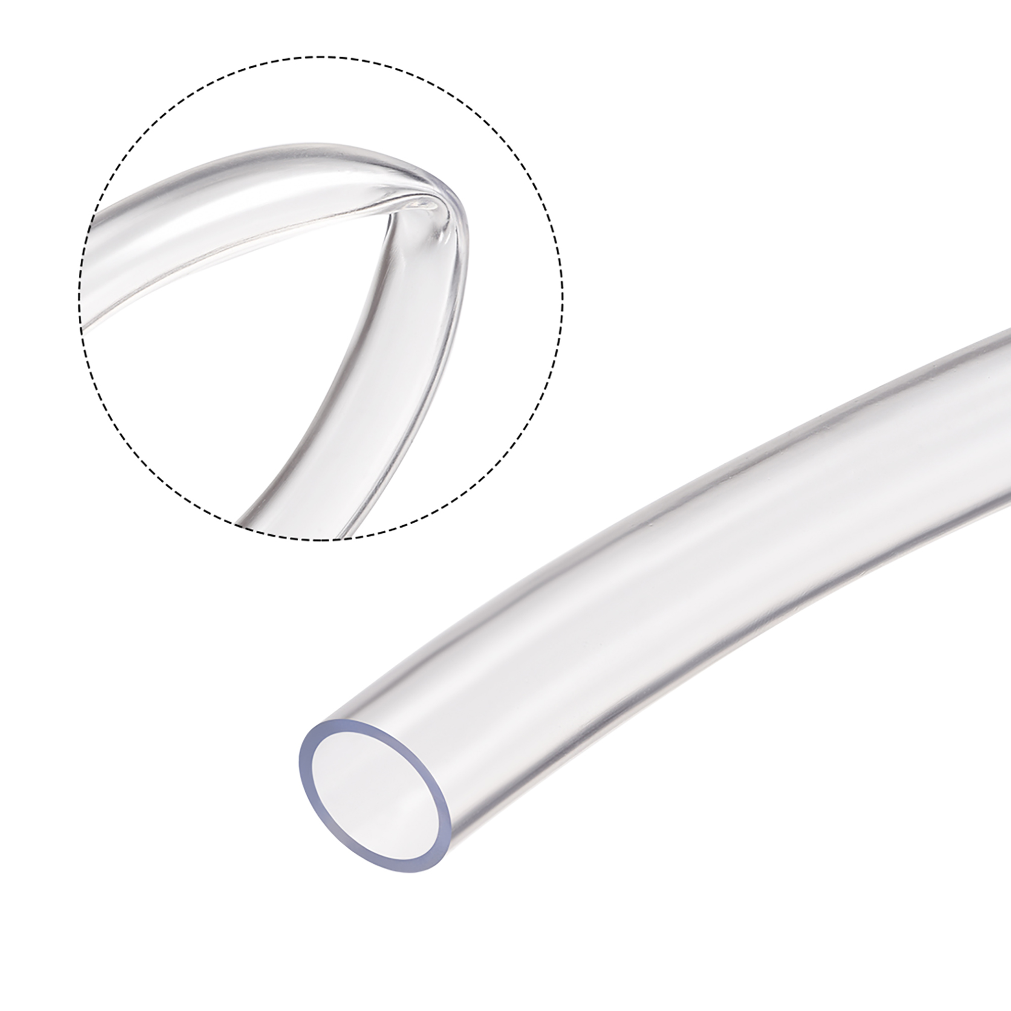PVC Clear Vinyl Tubing 5/8-inch ID x 13/16-inch OD, 4 Meters/13ft