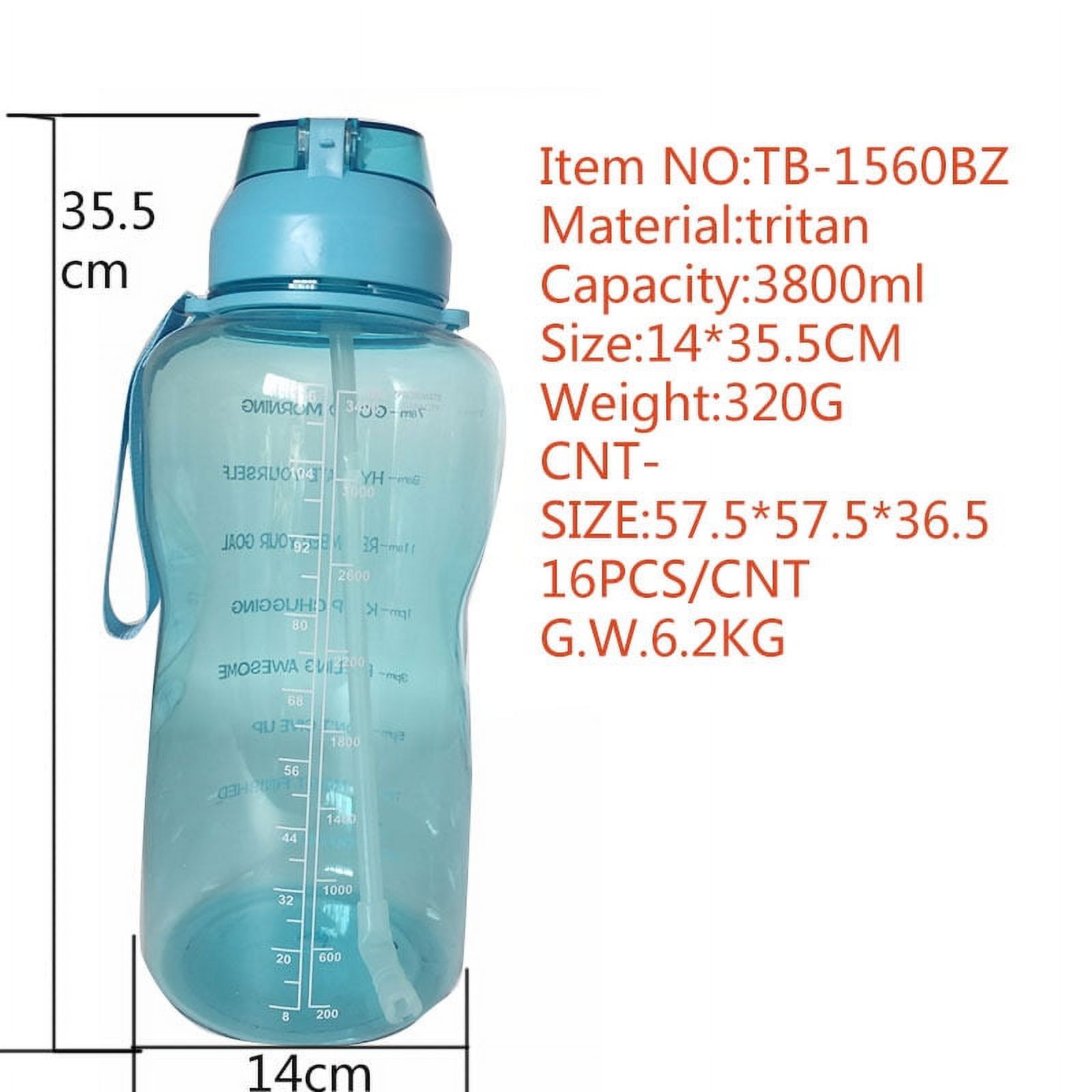 64oz Motivational Water Bottle with time marker and Straw Leak-proof Tritan Bisphenol a Free kettle ensures you drink enough water daily for fitness, gym and outdoors