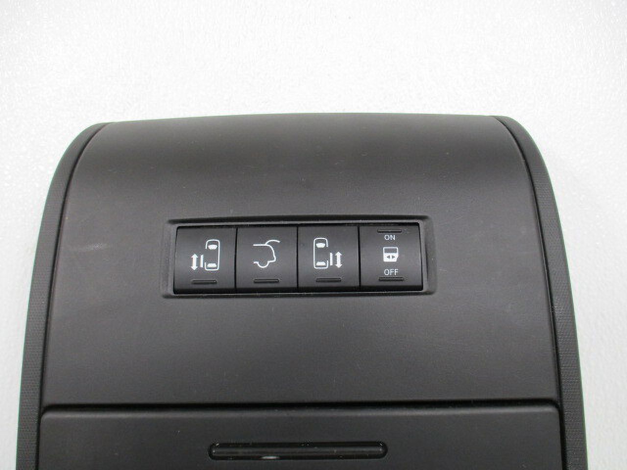 Pre-Owned 2011-2020 Dodge Caravan Black Overhead Lamp Console w/ Power Sliding Doors OEM (Good)