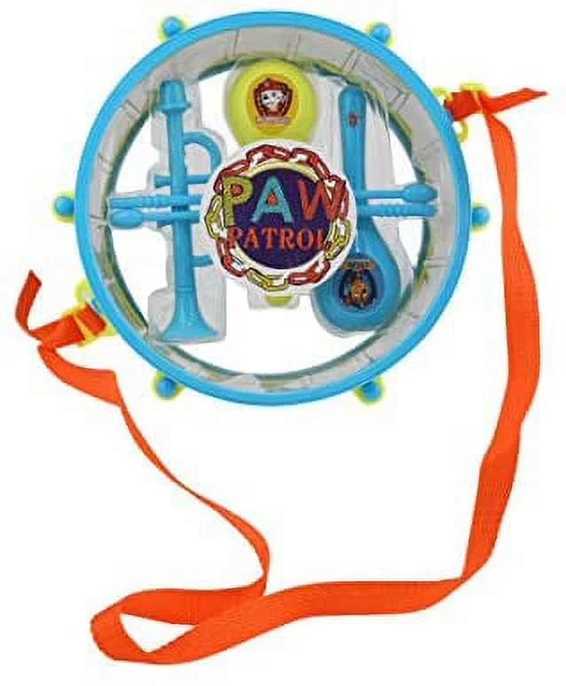 Paw Patrol 6 Piece Rhythm and Melody Drum Set in Blue