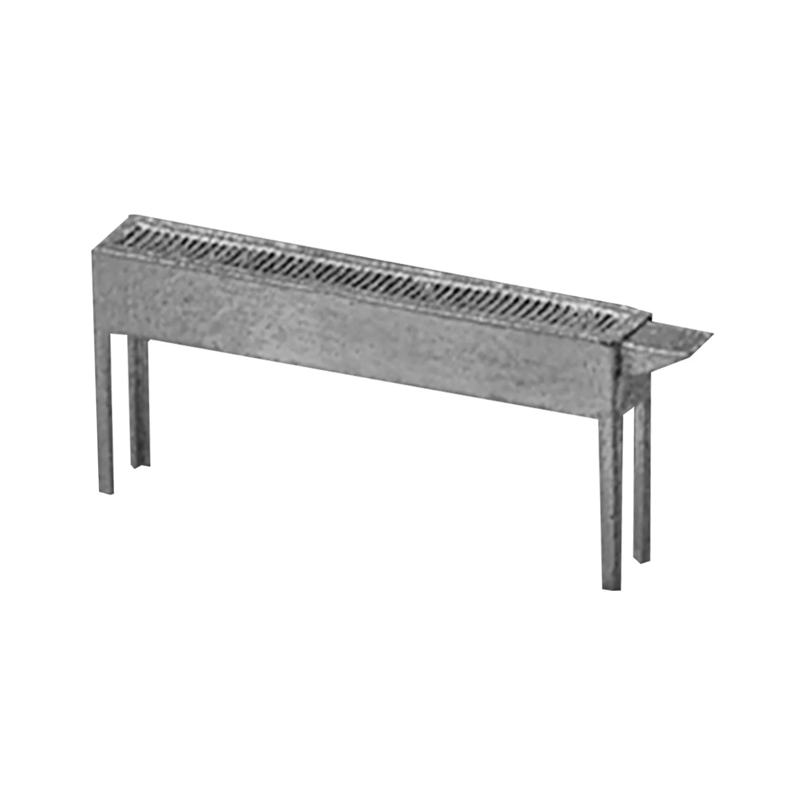 4Pcs Miniature Scene People Character Model Painted Figures for Indoor Dollhouse , BBQ Stand