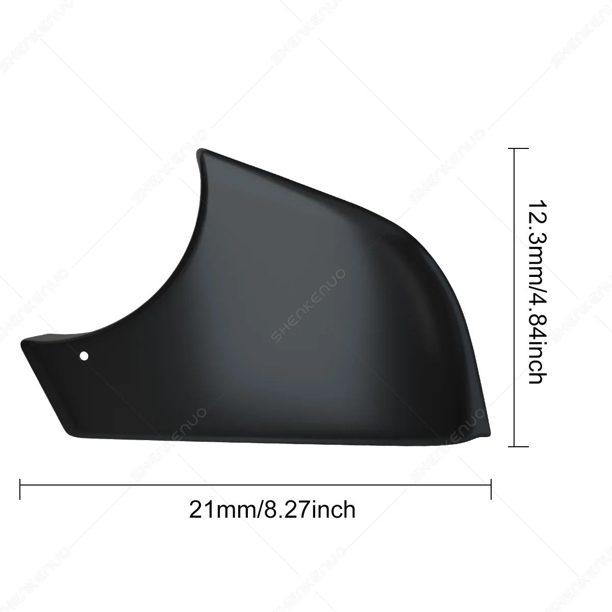 Left Side Rearview Mirror Cover Lower Holder Black For 2020-2023 Tesla Model Y