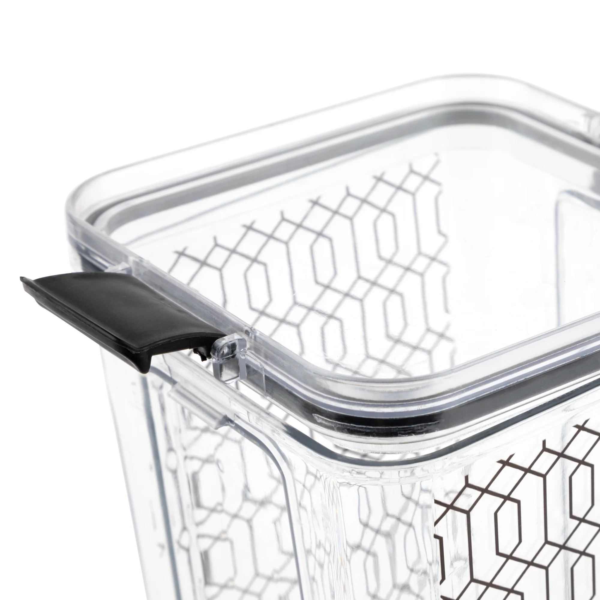 Thyme & Table Snap-Lock Food Storage Containers, Set of 5, 10 Pieces, Black