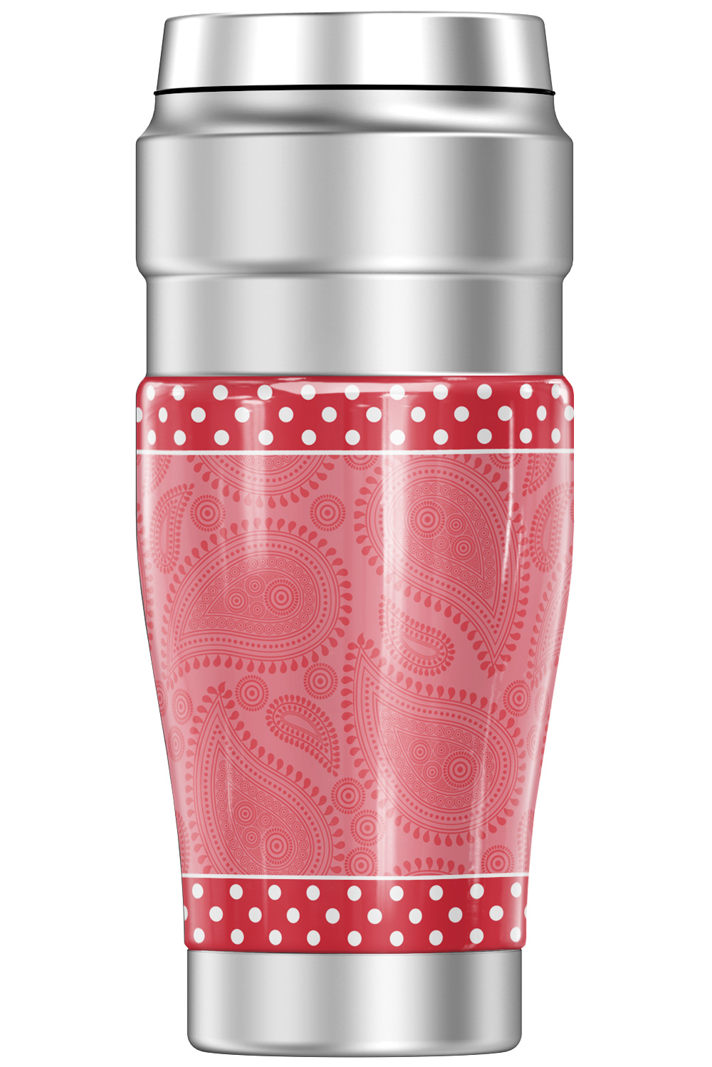 Betty Boop Paisley Dots THERMOS STAINLESS KING Stainless Steel Travel Tumbler, Vacuum insulated & Double Wall, 16oz